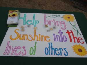 Help bring sunshine into the lives of others