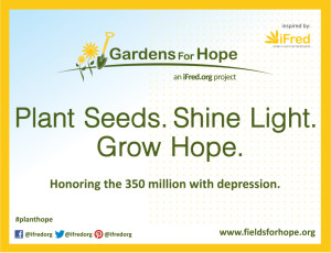 Gardens for Hope Yard sign